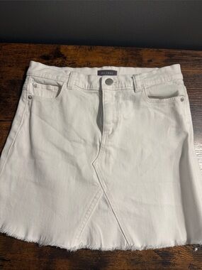 DL1961 Girls Jenny Mini Skirt (white) - Ultimate Denim